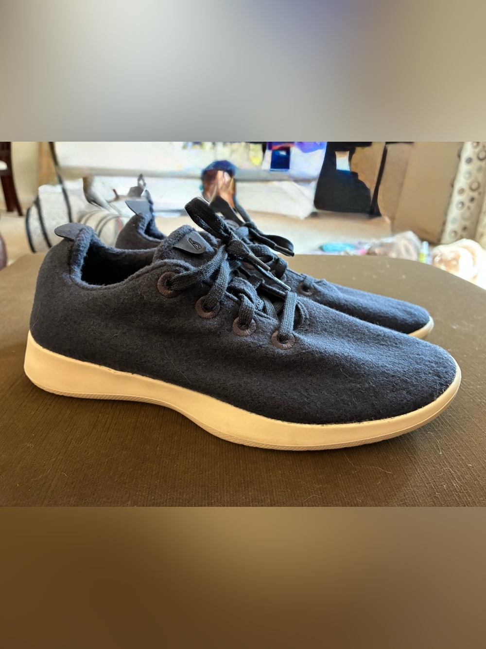 Allbirds Merino Wool Runners Sneakers Navy Blue Sustainable Women's Size 8